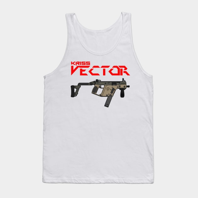 Kriss Vector Tank Top by Aim For The Face